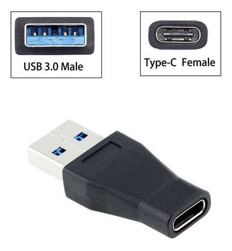 Mini Usb 3 1 Tipo C Hembra A Conector De Adaptador Usb 3 0 T Mercado