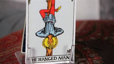 How To Read The Hanged Man Card Tarot Cards Youtube