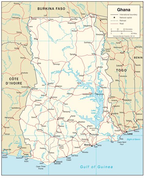 Ghana Maps Printable Maps Of Ghana For Download