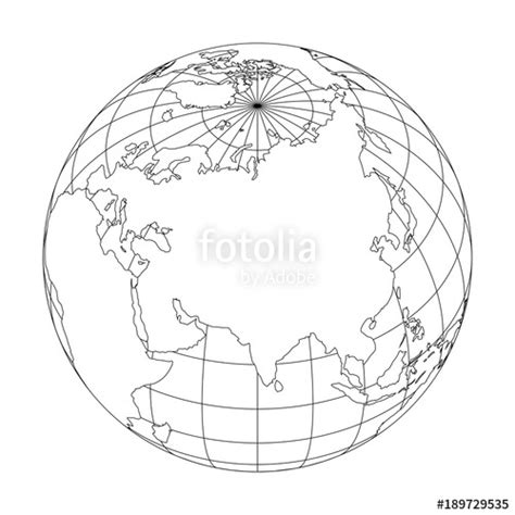 Line Drawing Of Globe At Getdrawings Free Download