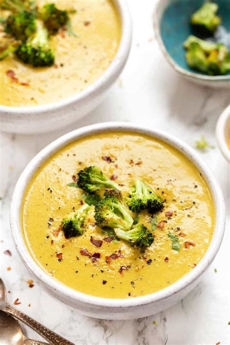 Vegan Creamy Broccoli Soup Simply Quinoa