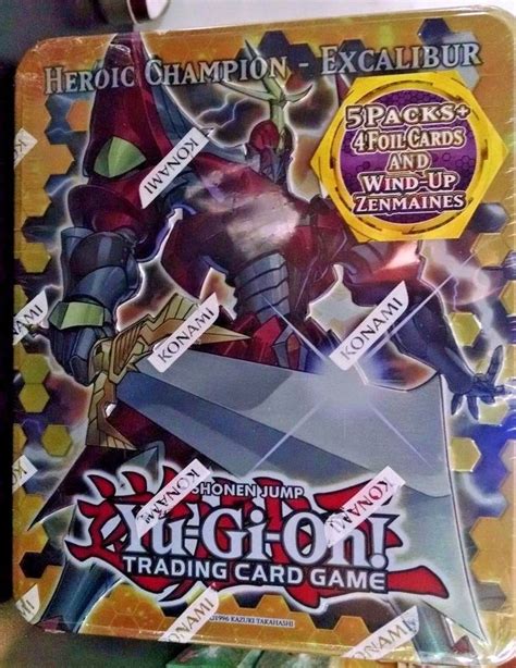 Yu Gi Oh Heroic Champion Excalibur Collectible Tin Konami Yugioh