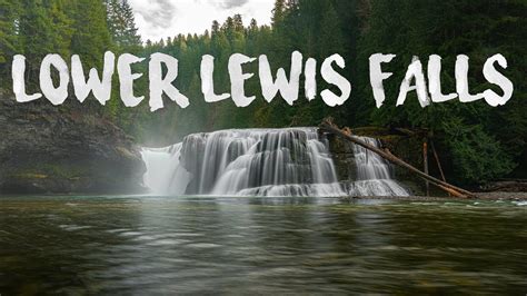 Exploring Lower Lewis Falls In 4k Beautiful Washington Waterfall