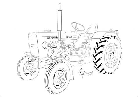 Kolorowanki Traktory Ursus C 330 Sl