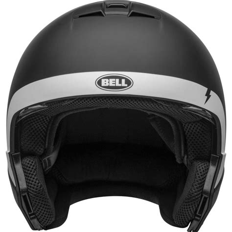 Bell Broozer Motorcycle Full Face Helmet Cranium Matte Blackwhite