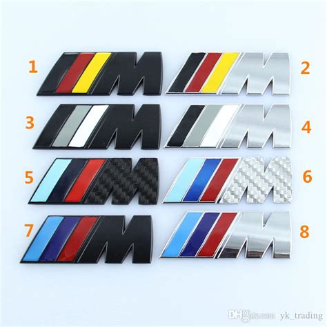 2019 8cm3cm Bmw M3 M5 M Power Sport Metal M Logo Badge