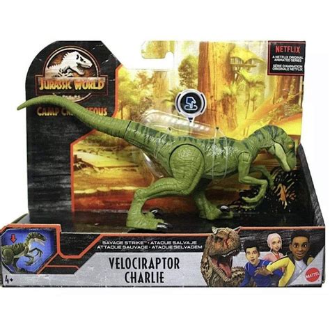 Jurassic World Savage Strike Velociraptor Charlie Jurassic World Dinosaur Toys Jurassic World