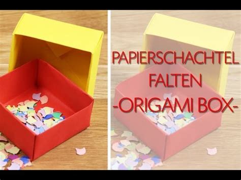 22.07.2020 08:11 | von theresa müller. Papierschachtel falten - Origami-Schachtel - Anleitung ...