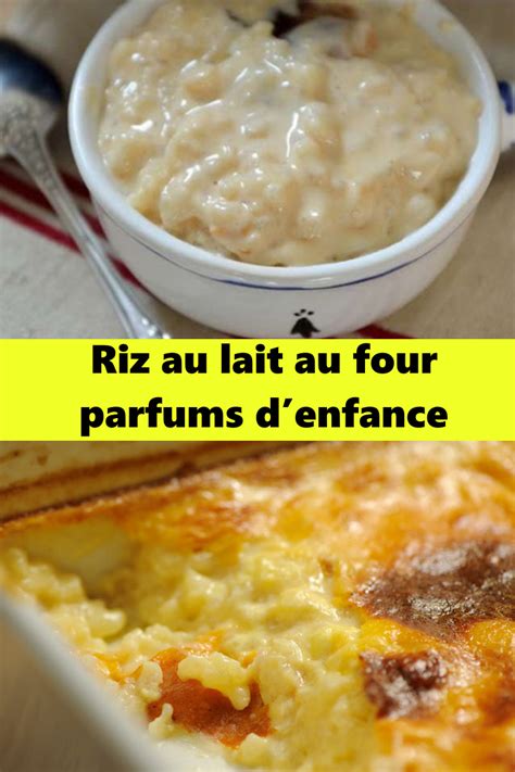 Riz au lait au four parfums d enfance