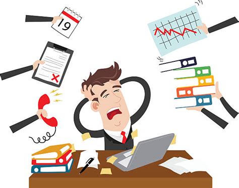 Top 60 Stressed Clip Art Vector Graphics And Illustrations Istock