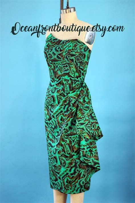 robe hawaïenne robe tiki robe rockabilly robe sarong robe etsy canada robes hawaïennes robe