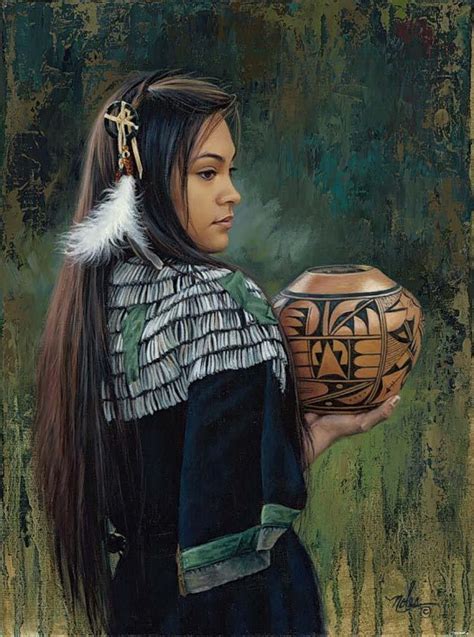 Karen Noles 1947 ~ Native American Paintings Tuttart Pittura