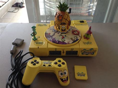 Playstation 1 Spongebob Console I Made Recently Spongebob