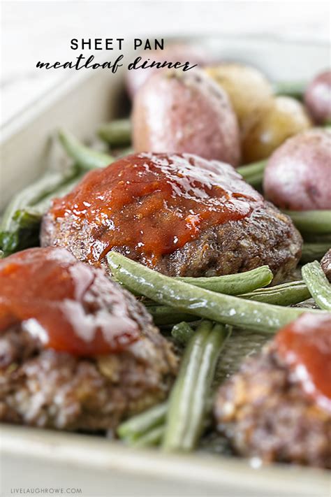 Sheet Pan Recipe For A Mini Meatloaf Dinner Live Laugh Rowe