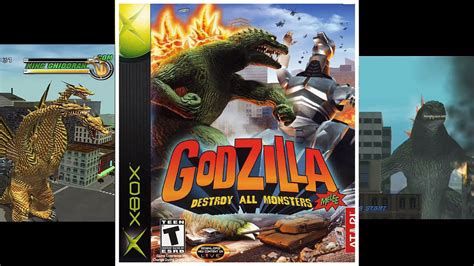 Godzilla Destroy All Monsters Melee Xbox Longplay Youtube