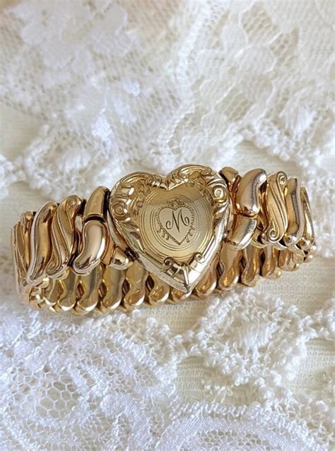 Vintage Sweetheart Expansion Co Star Bracelet Earri Gem