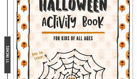 halloween printable activity pages