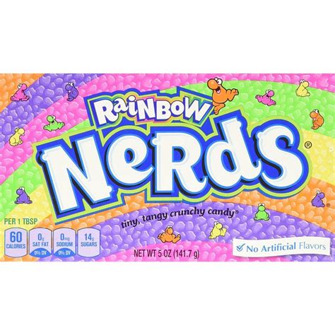 Assorted Round Wonka Nerds Rainbow Candy 141g Packaging Type Box At