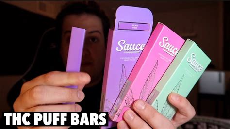 Thc Puff Bars Sauce Disposable Vapes Youtube