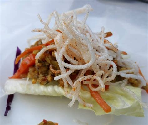Ginger And Turmeric Chicken Lettuce Wrap At Fatimaallinclusive
