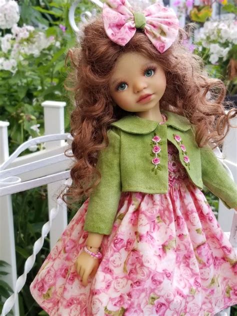 pin by kalypso parkis on my meadow dolls doll clothes flower girl dresses girls dresses