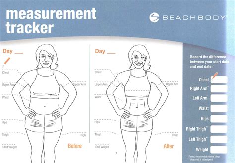 Women S Printable Body Measurement Chart