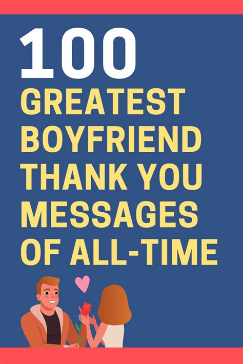 100 Sweet Thank You Boyfriend Messages And Quotes