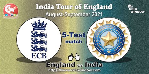 Ind vs eng 2021 schedule. Tour Stats : Eng vs Ind test series 2021 - cricwindow.com
