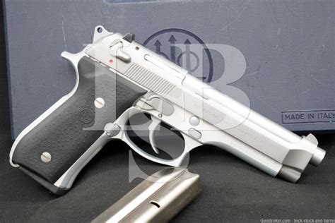 Beretta 92fs 92 Fs 9mm Inox Ss Action Semi Automatic Pistol Lock