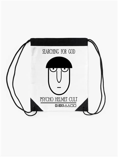 Searching For God Mob Psycho 100 Drawstring Bag For Sale By