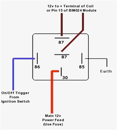 Schematic 5 Pin Micro Relay Wiring Diagram