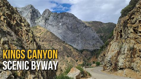 Exploring Kings Canyon Scenic Byway Scenic Overlook Views Deepest
