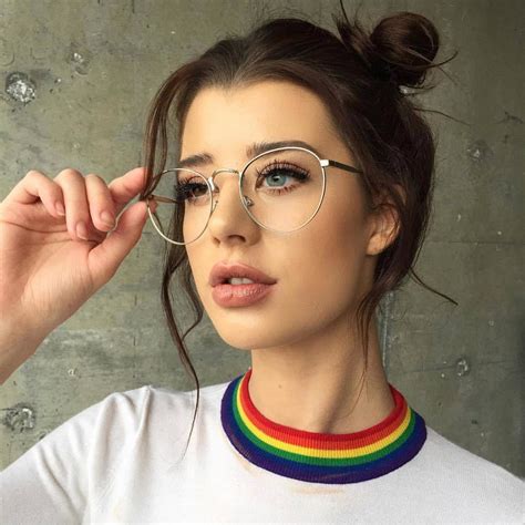 ଘseldsumଓ⁾⁾ Sarah Mcdaniel Fashion Eye Glasses Girls With Glasses