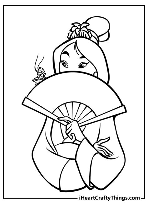Printable Mulan Coloring Pages Updated 2023