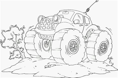 Drawing Monster Truck Coloring Pages with Kids