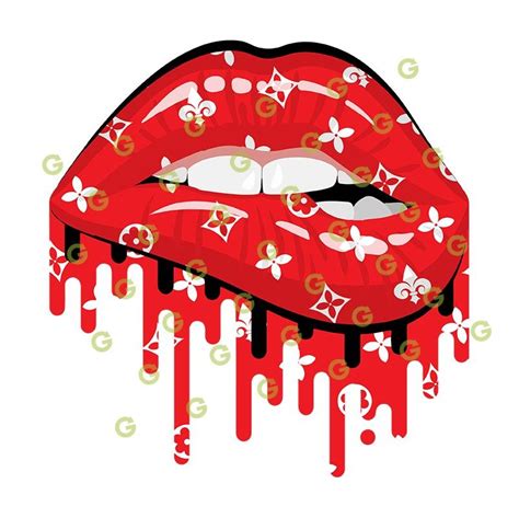 Red Dripping Lips Svg Free Lipstutorial Org
