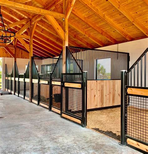 The Benefits Of Mesh Stall Fronts In Your Horse Barn Stable Style
