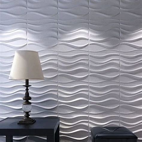 White Pvc 3d Wall Panelsize 2 X 8 Feet At Rs 100square Feet In Delhi