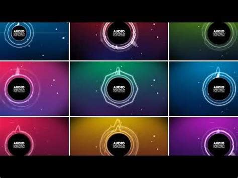 Presenting two fresh looks of audio spectrum, 100% after effects. Audio React Spectrum Music Visualizer | After Effects ...