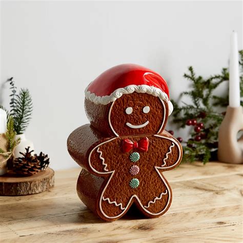 Outlet Homeworx By Harry Slatkin Co Ceramic Gingerbread Man QVC UK