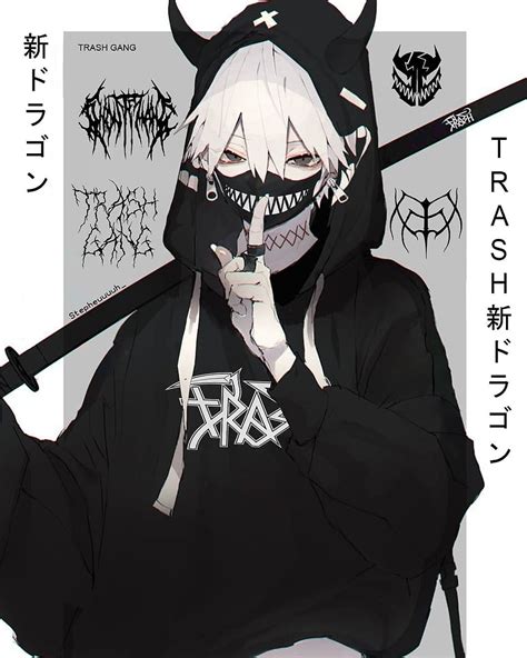 T R A S H Gang Mask Trash Gang Anime Hd Phone Wallpaper Pxfuel
