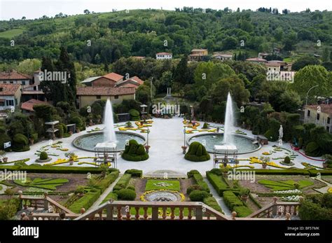Villa Garzoni Gardens Near Collodi In Tuscany Stock Photo Alamy