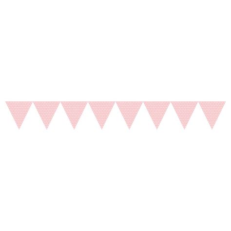Pale Pink Paper Bunting