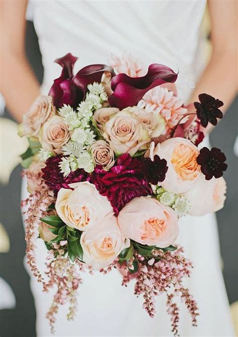 September Wedding Flowers And Bridal Bouquet Inspiration Flowers
