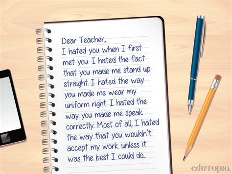 Thank You Letters To Teachers Letter To Teacher Teacher Thank You Letter Message For Teacher