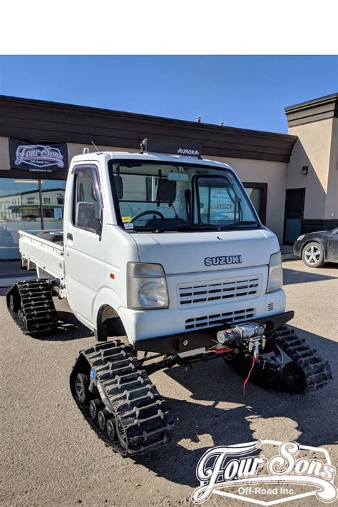 Custom Suzuki Carry Da T Kei Mini Truck With Camso Utv S Tracks