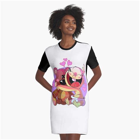 The Loud House Lily Loud And Teddy Graphic T Shirt Dress For Sale By