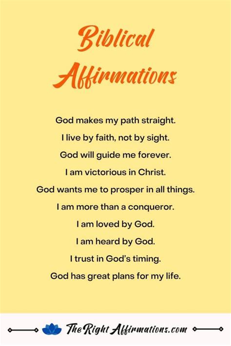 176 Biblical Affirmations To Transform Your Life The Right Affirmations