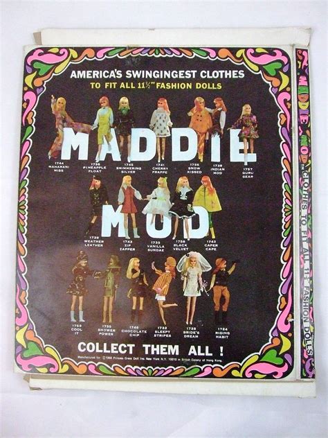 Groovy 1970 Maddie Mod Doll Outfit In Original Package By Mego I Will