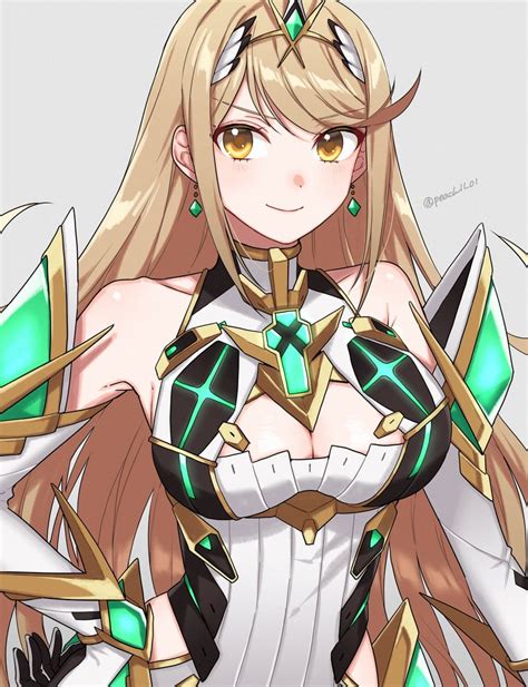 Mythra Xenoblade Chronicles And 1 More Drawn By Peach1101 Danbooru